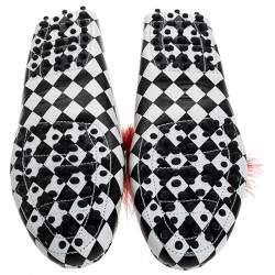 Tod's Multicolor Leather and Fur Gommino Circus Loafers Size 40