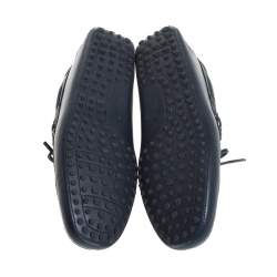 Pre Owned حذاء لوفرز تودز فور فيراري فيونكة جلد كحلية مقاس 40.5