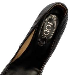 Tod's Black Leather Pumps Size 38.5