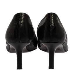 Tod's Black Leather Pumps Size 38.5