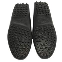 Tod's Black Leather Penny Loafers Size 36
