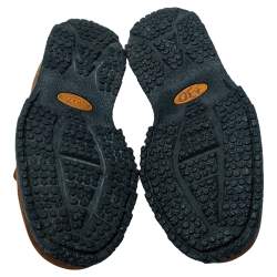 Pre Owned Tod's Brown Leather Lace Up Oxford Size 41