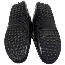 مملوكة مسبقًا Tod's Black Patent Leather Slip on Loafers Size 38