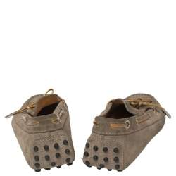 Tod's Beige Suede Bow  Loafers Size 37