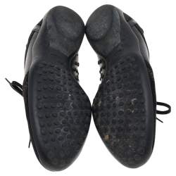 Pre Owned Tod's Black Suede Low Top Sneakers Size 37