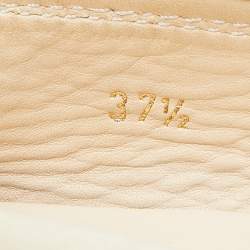 Pre Owned حذاء لوفرز تودز بيت جلد إيرديسنت بيج سليب أون مقاس 37.5