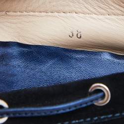 Pre Owned حذاء لوفرز تودز سليب أون سويدي أسود مقاس 38