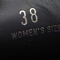 Pre Owned Tod's Grey Leather Tassel Slip On Sneakers Size 38