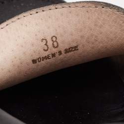 Tod's Black Leather Driving Loafers Size 38