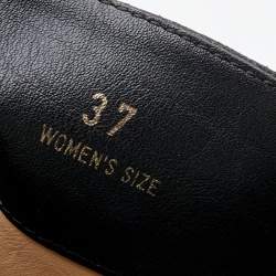 Pre Owned حذاء بوت للركبة تودز سويدي أسود مقاس 37