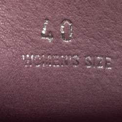 مملوكة مسبقًا حذاء لوفرز تودز دريفينغ سويدي لافندر سير بيني مقاس 40