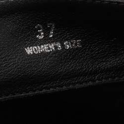 Pre Owned Tod's Black Velvet Zeppa Para Knee Length Boots Size 37