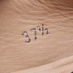 Pre Owned Tod's Navy Blue Suede Bow Slip On Loafers Size 37.5