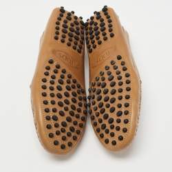 مملوكة مسبقًا Tod's Brown Leather Penny Loafers Size 35