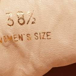 Pre Owned Tod's Pink Suede Gommino Slip On Loafers Size 38.5