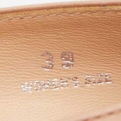 مملوكة مسبقًا حذاء كعب عالي تودز كعب عريض جلد بيج مقاس 38