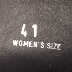 مملوكة مسبقًا Tod's Black Leather Buckle Strap Ankle Boots Size 41