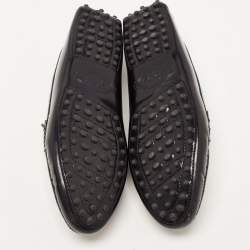 مملوكة مسبقًا Tod's Black Leather Slip On Loafers Size 36
