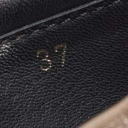 Pre Owned Tod's Tricolor Canvas and Leather Ballet Flats Size 37