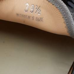 مملوكة مسبقًا Tod's Black Patent Leather Driving Slip On Loafers Size 39.5 