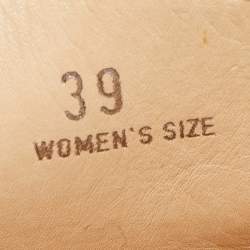 Pre Owned Tod's Black Leather Flat Loafer Mules Size 39