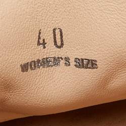 مملوكة مسبقًا Tod's Green Leather Bow Loafers Size 40