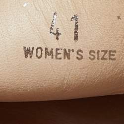 مملوكة مسبقًا Tod's Pink Leather Driver Penny Slip On Loafers Size 41