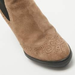 Tod's Brown Suede Ankle Boots Size 41