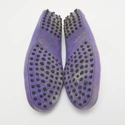 مملوكة مسبقًا Tod's  Purple Suede  Slip On Loafers Size 39