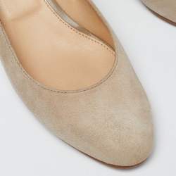 Tod's Beige Suede Wedge Pumps Size 36.5