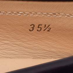 Tod's Purple Leather Detail Penny Loafers Size 35.5