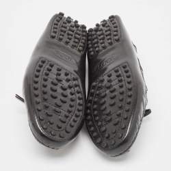 Tod's Black Patent Leather Bow Loafers Size 36.5