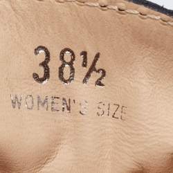 Pre Owned حذاء لوفرز تودز سليب أون بفيونكة جلد ثعبان بنفسجي مقاس 38