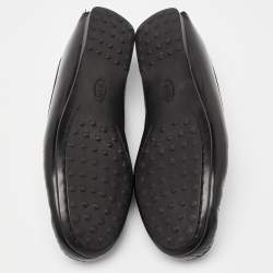 Tod's Black Patent Leather Penny Slip On Loafers Size 37