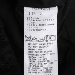 مملوكة مسبقًا فستان توغا أرشيف بوليستر وتطريز وتر أسود بلا حمالات قصير مقاس متوسط (ميديوم)