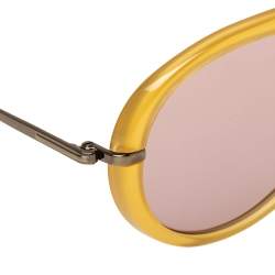 مملوكة مسبقًا Tom Ford Light Brown/Purple Aaron Aviator Sunglasses