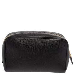Tom Ford Black Leather Cosmetic Pouch
