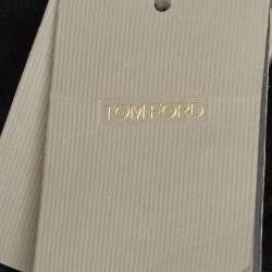 مملوكة مسبقًا Tom Ford Black Satin Regular Fit Pants S