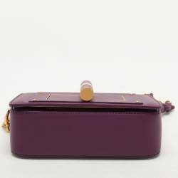 Tom Ford Purple Leather Natalia Chain Shoulder Bag
