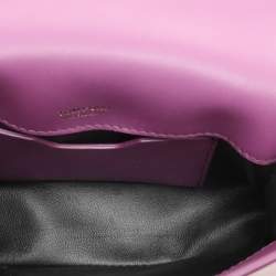 Tom Ford Purple Leather Natalia Chain Shoulder Bag