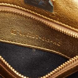 Tom Ford Gold Python Alix Zip and Padlock Crossbody Bag