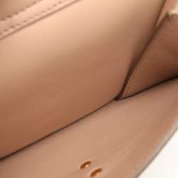 Tom Ford Beige Python Small T Twist Top Handle Bag