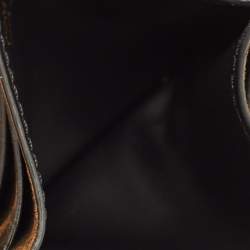 Pre Owned محفظة بطاقات توم فورد تي بار جلد بنفسجي