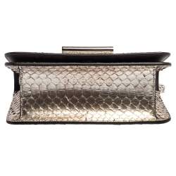 Tom Ford Silver Python Tara Chain Shoulder Bag
