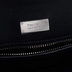 Tom Ford Silver Python Tara Chain Shoulder Bag