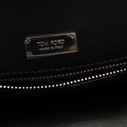 Tom Ford Silver Python Tara Chain Shoulder Bag