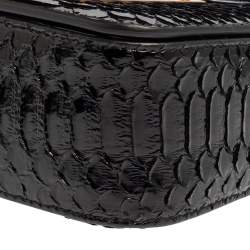 Pre Owned Tom Ford Black Python Natalia Shoulder Bag
