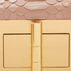 Pre Owned Tom Ford Beige Python Mini Natalia Crossbody Bag