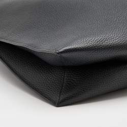 Pre Owned Tom Ford Black Leather Business Tote