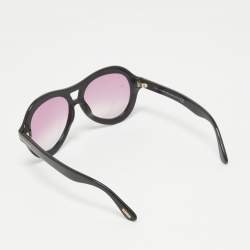 مملوكة مسبقًا Tom Ford Pink Gradient  TF 514 Isla Oversized Sunglasses